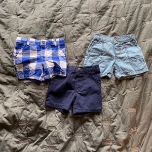 3 pairs 12 Month Carter’s Shorts